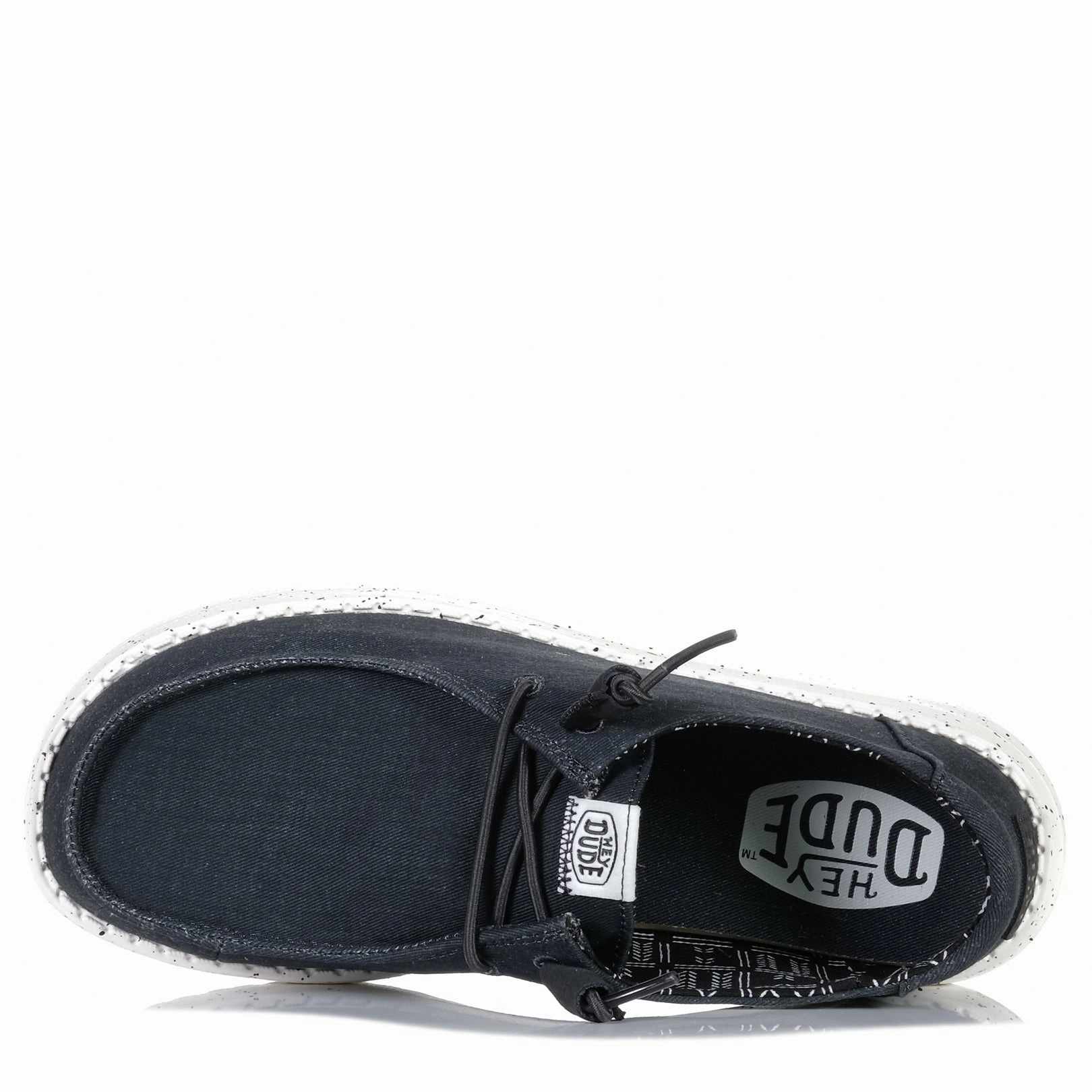 Hey Dude Womens Wendy Stretch Canvas Black
