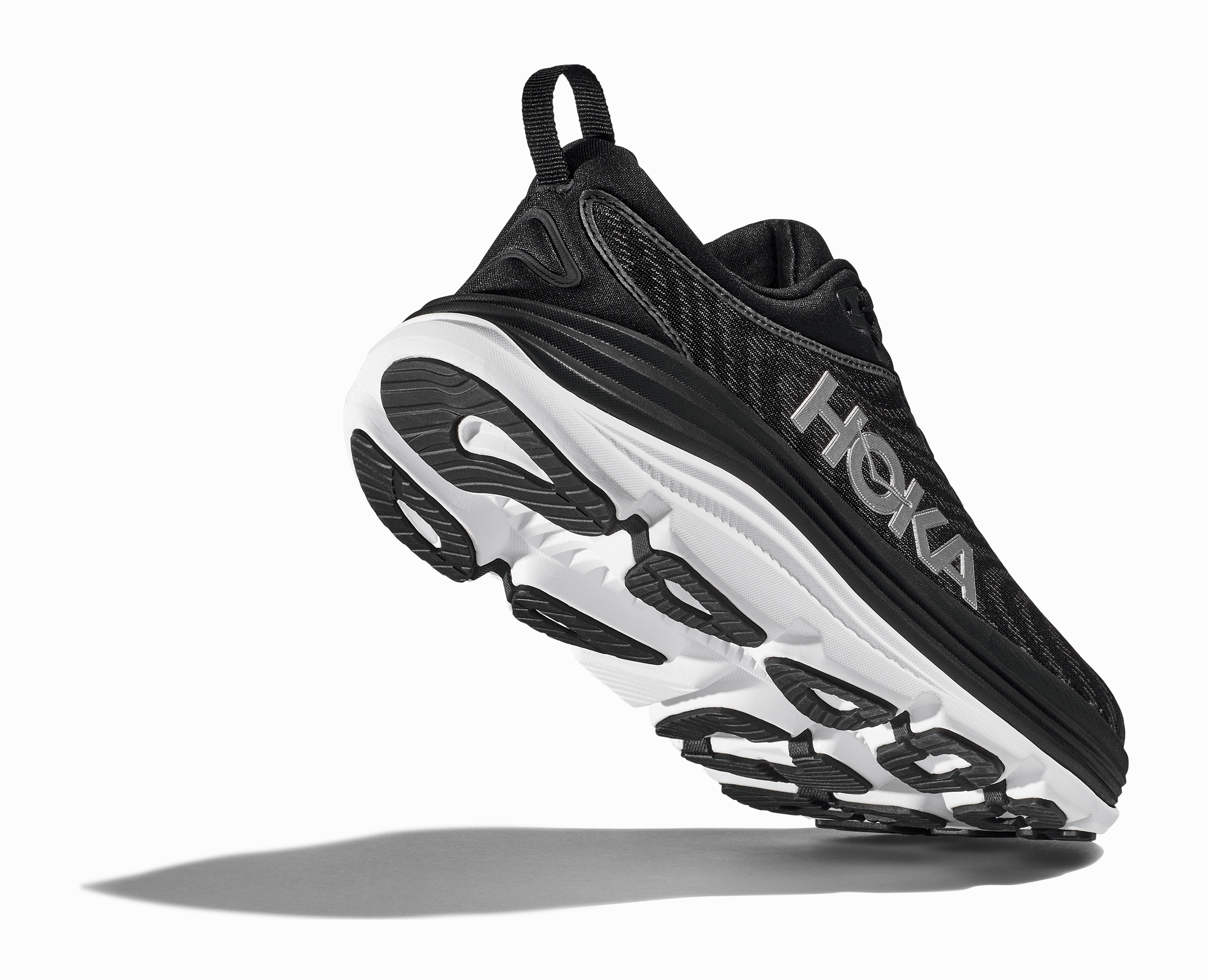 HOKA ONE ONE GAVIOTA 5  - BLACK & WHITE - 1134235BWHT
