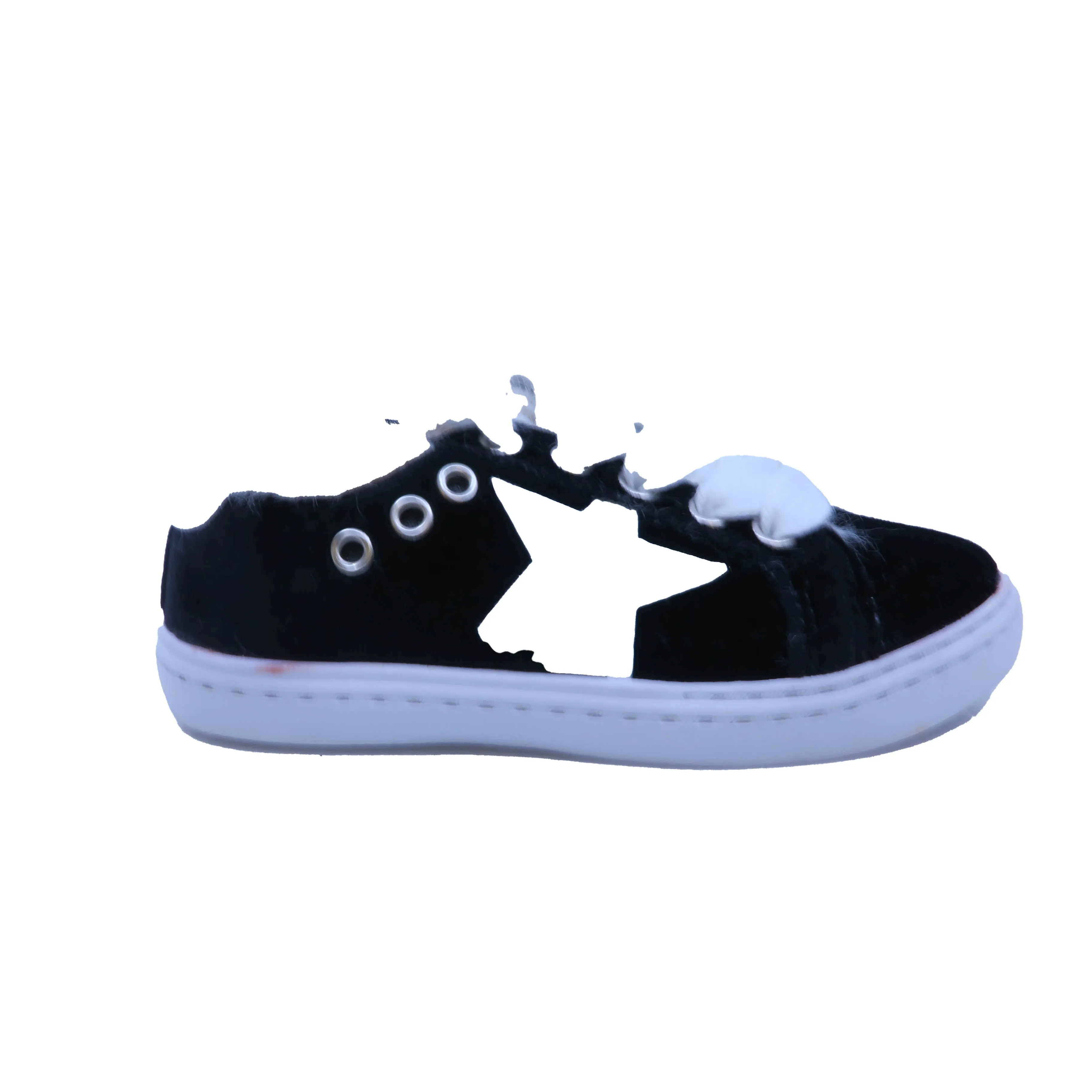 Hoo Girls Black | White Sneakers