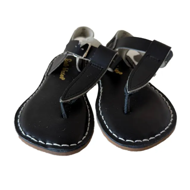 Hoy Saltwater Girls Black Sandals