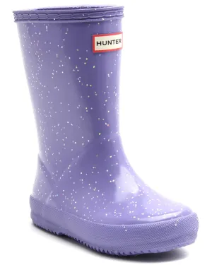 Hunter First Glitter Rubber Boot