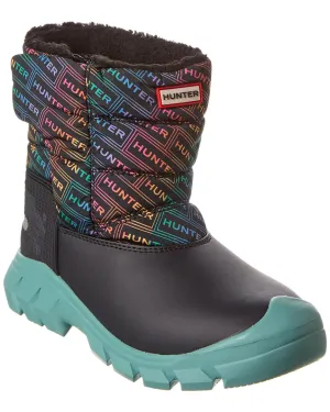 Hunter Intrepid Logo Rainbow Print Snow Boot