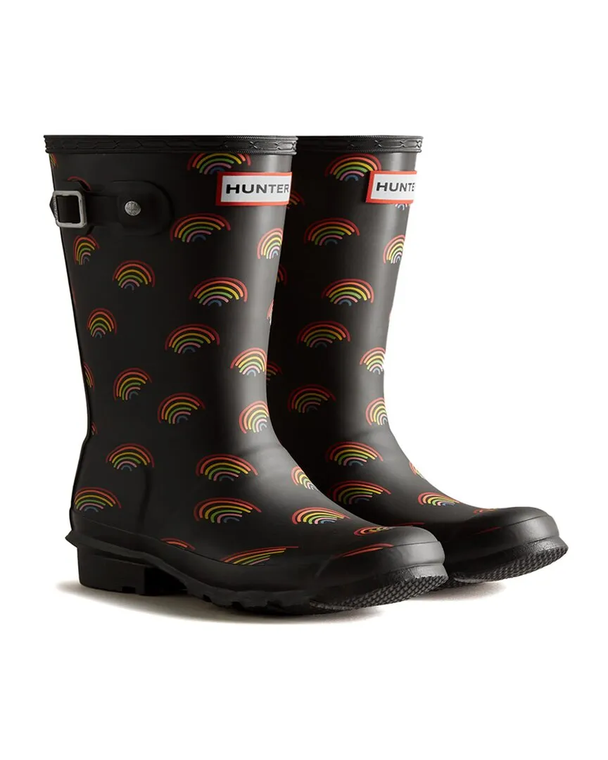 Hunter Original Mini Rainbow Print Boot