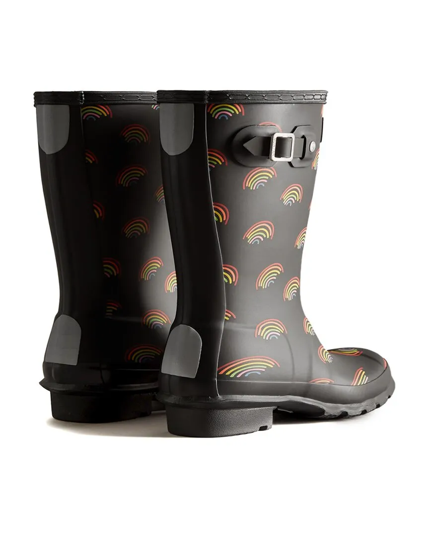 Hunter Original Mini Rainbow Print Boot