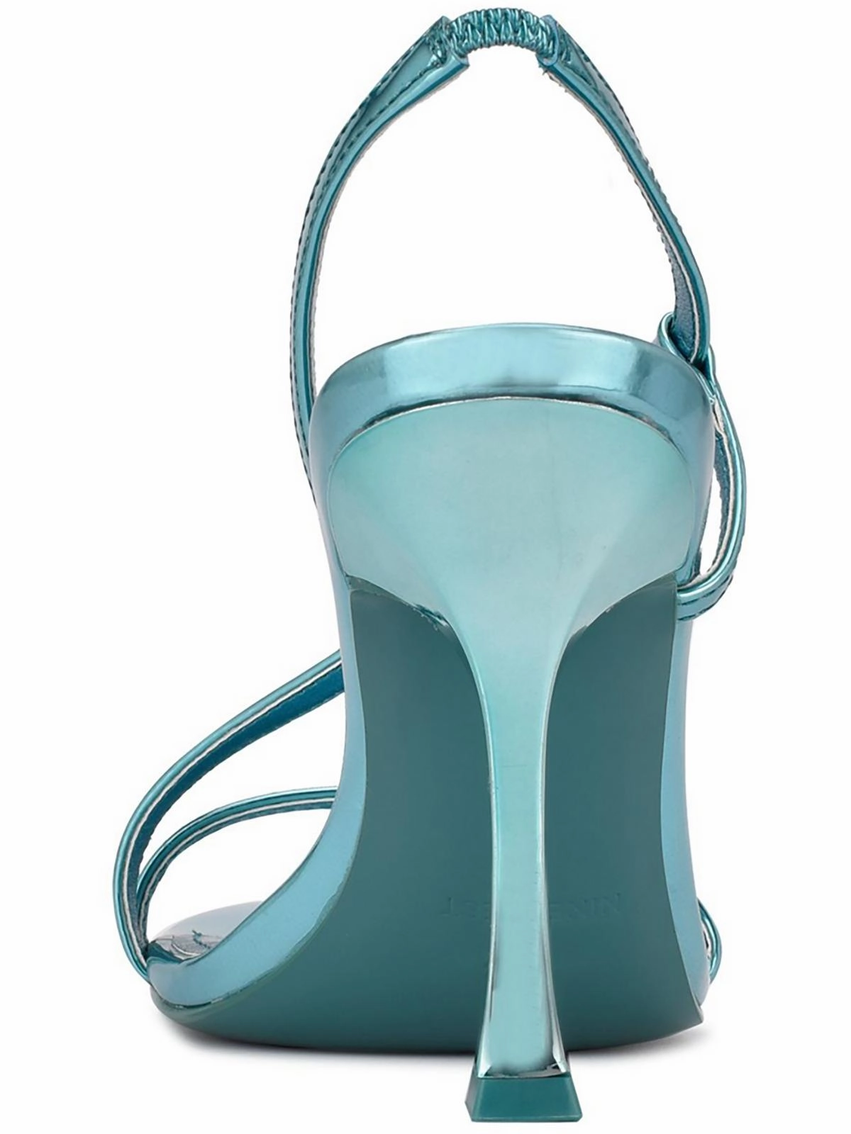 I Saw 3 Womens Mirrored Cross Strap Slingback Sandals