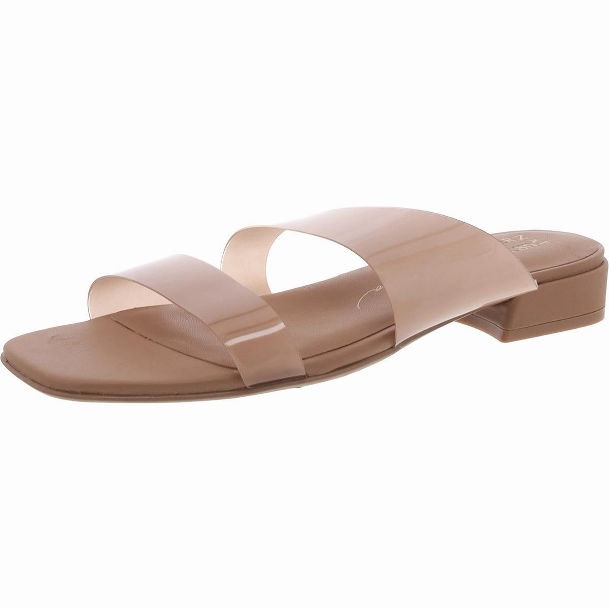 Illuminate Womens Open Toe Slip On Slide Sandals