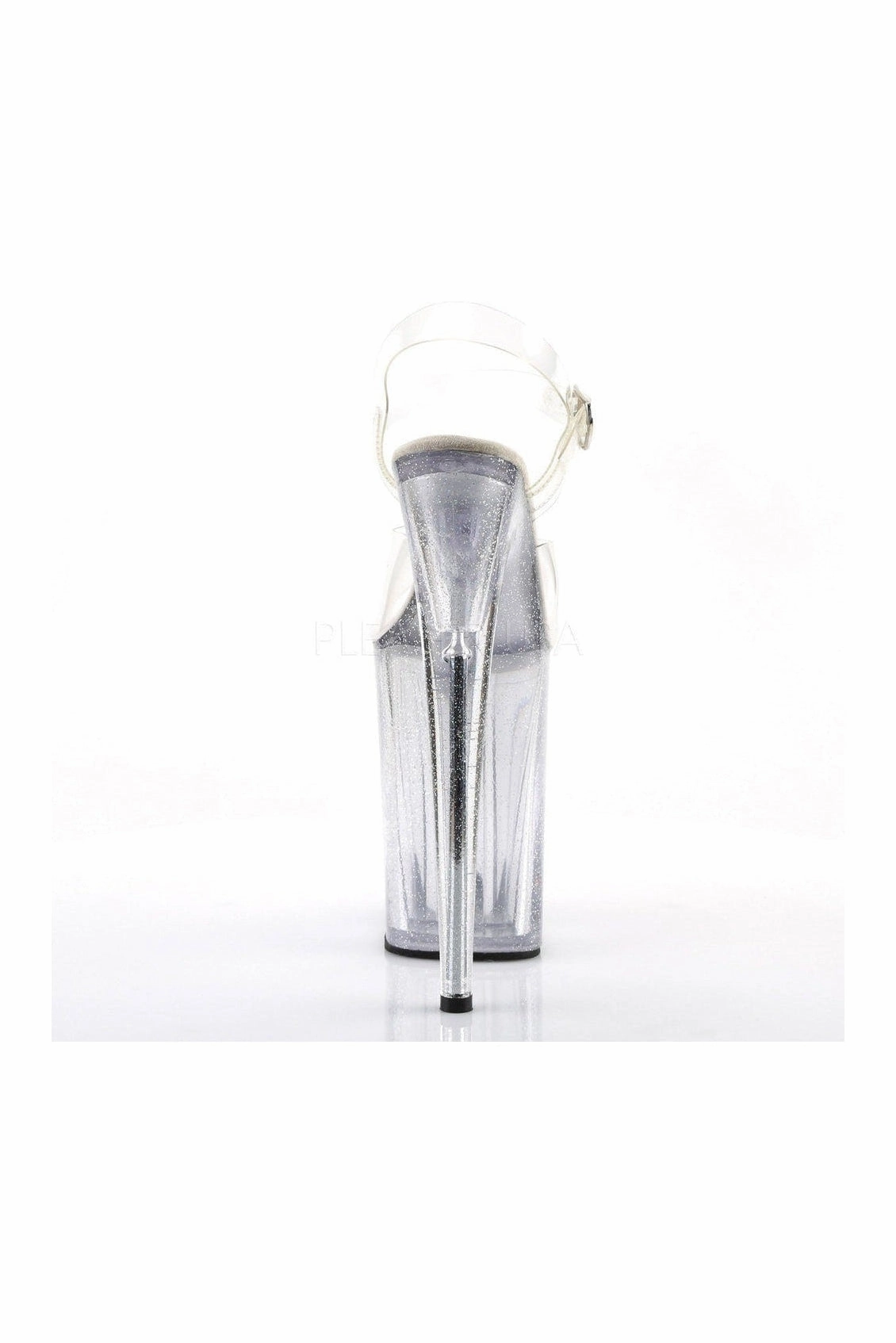 INFINITY-908MG Platform Sandal  | Clear Vinyl
