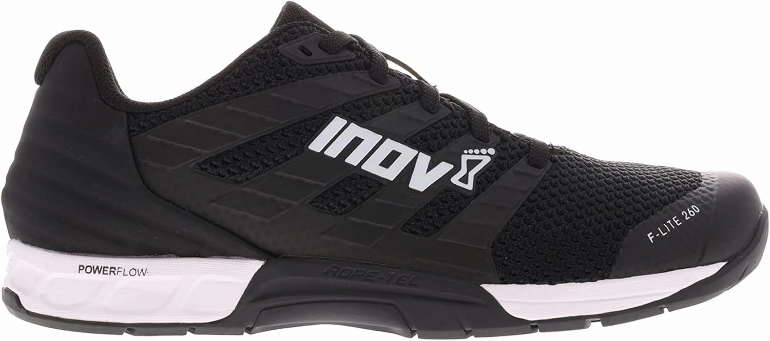 inov-8 Women's F-Lite 260 V2 Lightweight Cross Training Shoe for Versatile Training - Black/White - 6