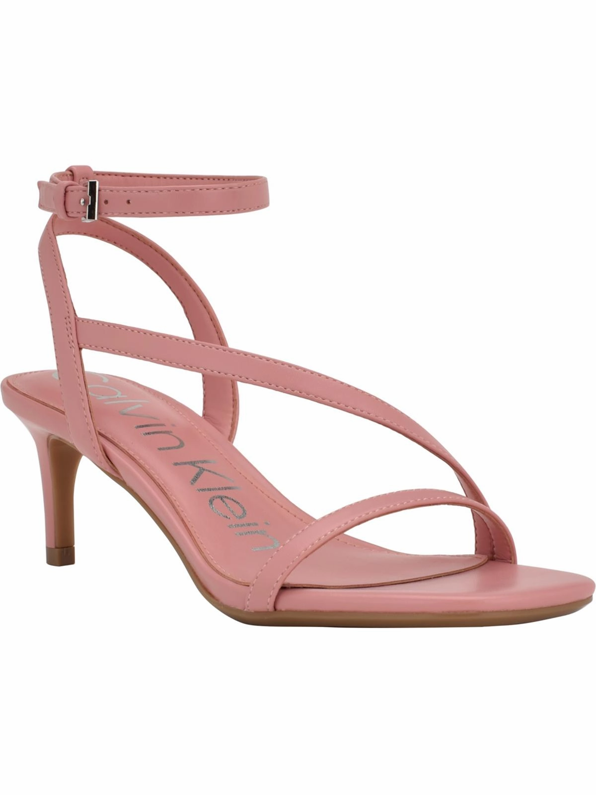IRYNA Womens Square toe Kitten heel Heels