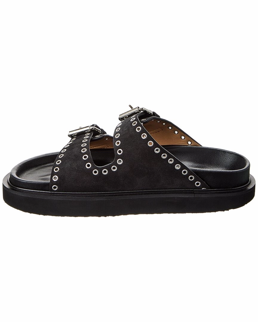 Isabel Marant Lennya Suede Platform Sandal