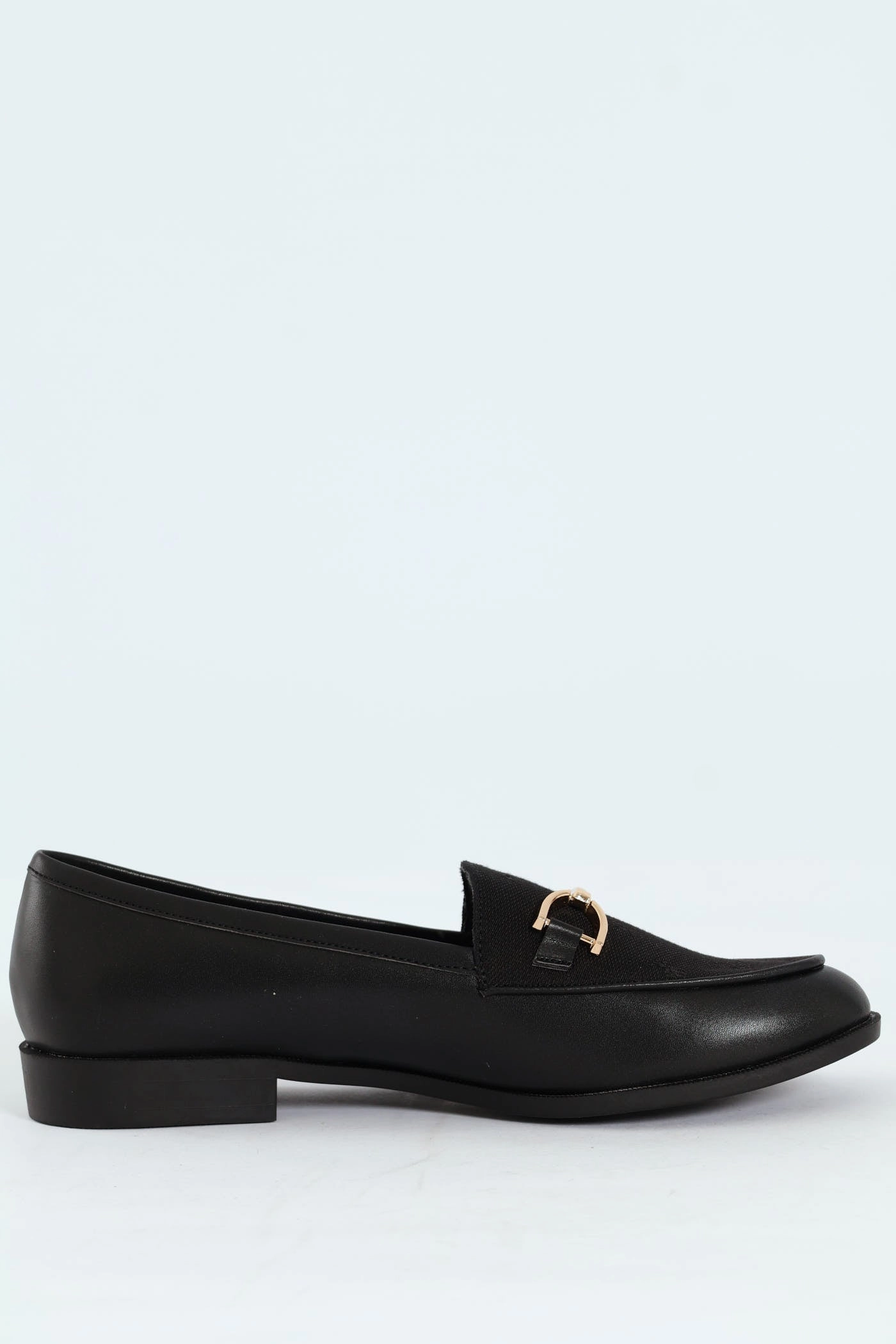 Jacquard Monogram Horsebit Loafer - Black
