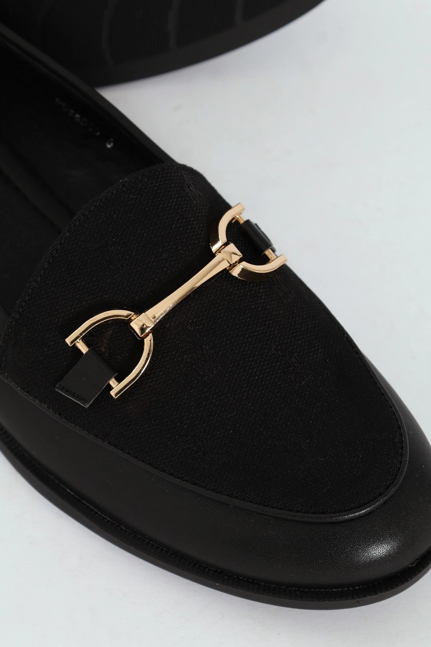 Jacquard Monogram Horsebit Loafer - Black