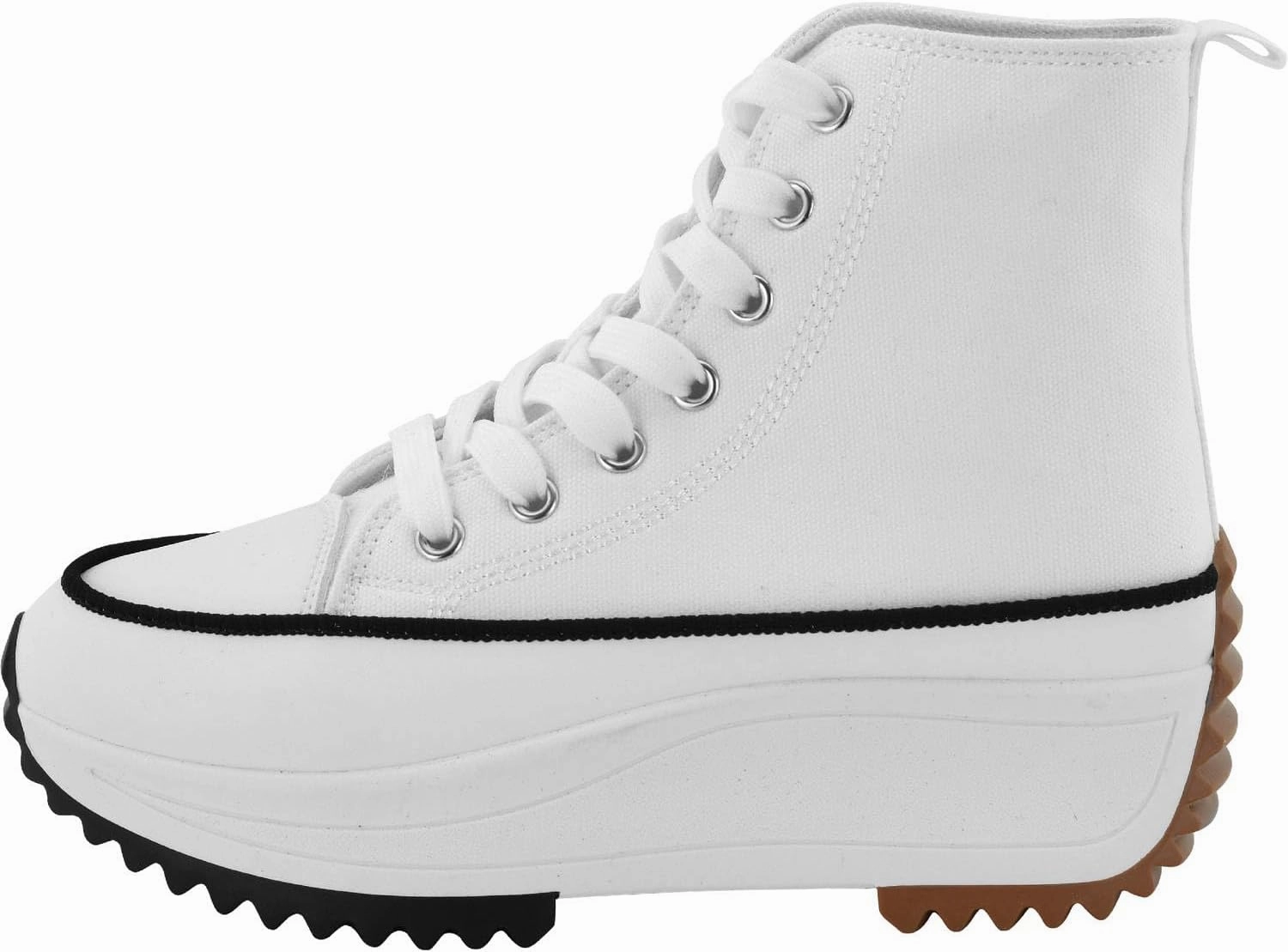 Jaxi Women's Trainers, Fashionable Platform Casual Shoes for Women, Elegant Sports Shoes Made of the Finest Fabric, Comfortable Low Shoes with Heel