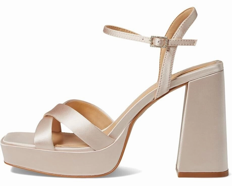 Jewel Badgley Mischka Rainbow JW4628-256 Sandal Womens 8.5 Gold Platform ZPO2112