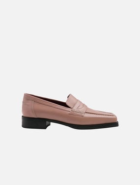 Joan Women's Apple Leather Vegan Loafer | Rosy