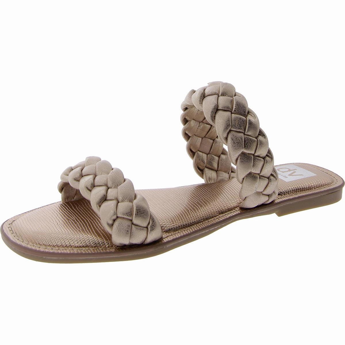 JOCEE Womens Open Toe Leather Flatform Sandals