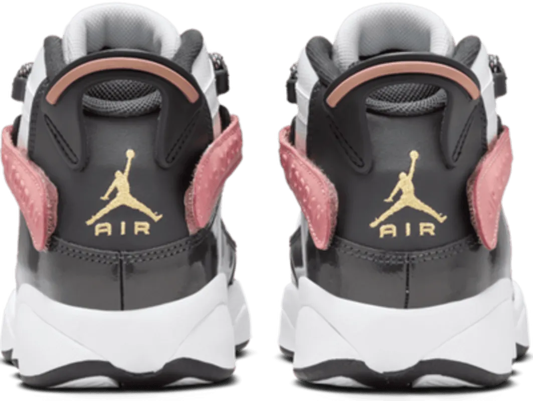 Jordan 6 Rings White Red Stardust Vapor Green Anthracite (GS)