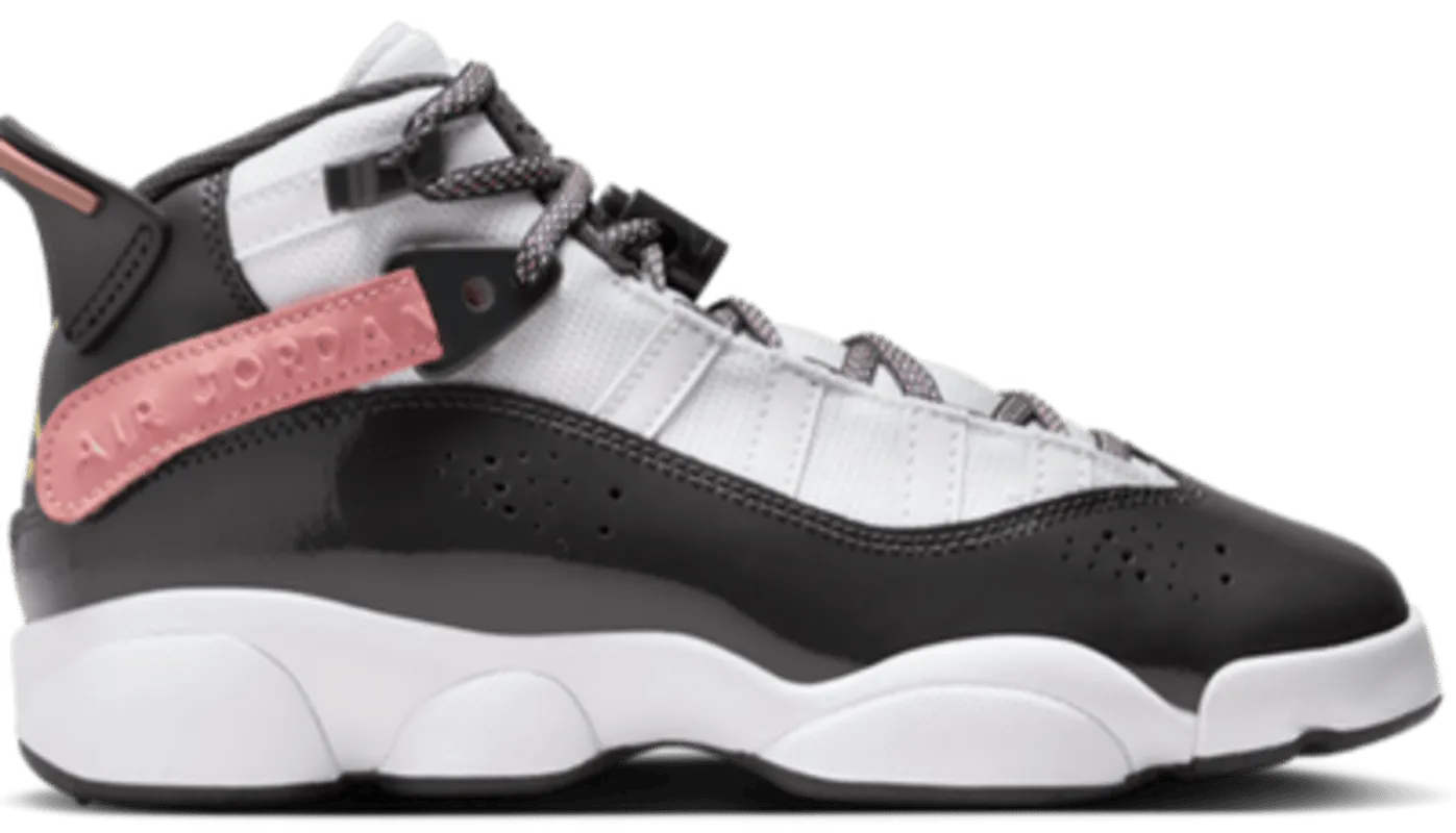 Jordan 6 Rings White Red Stardust Vapor Green Anthracite (GS)
