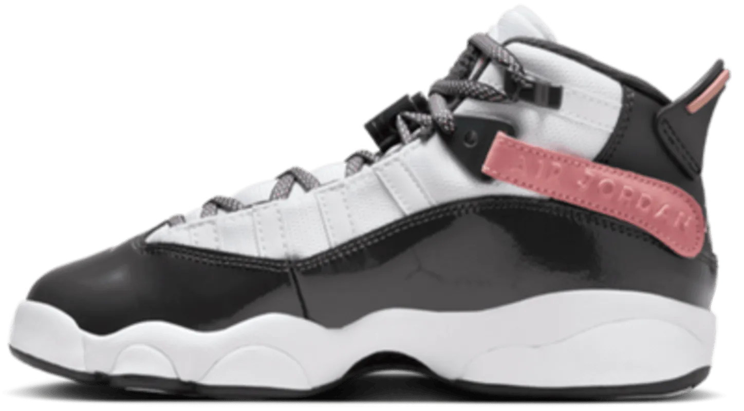 Jordan 6 Rings White Red Stardust Vapor Green Anthracite (GS)