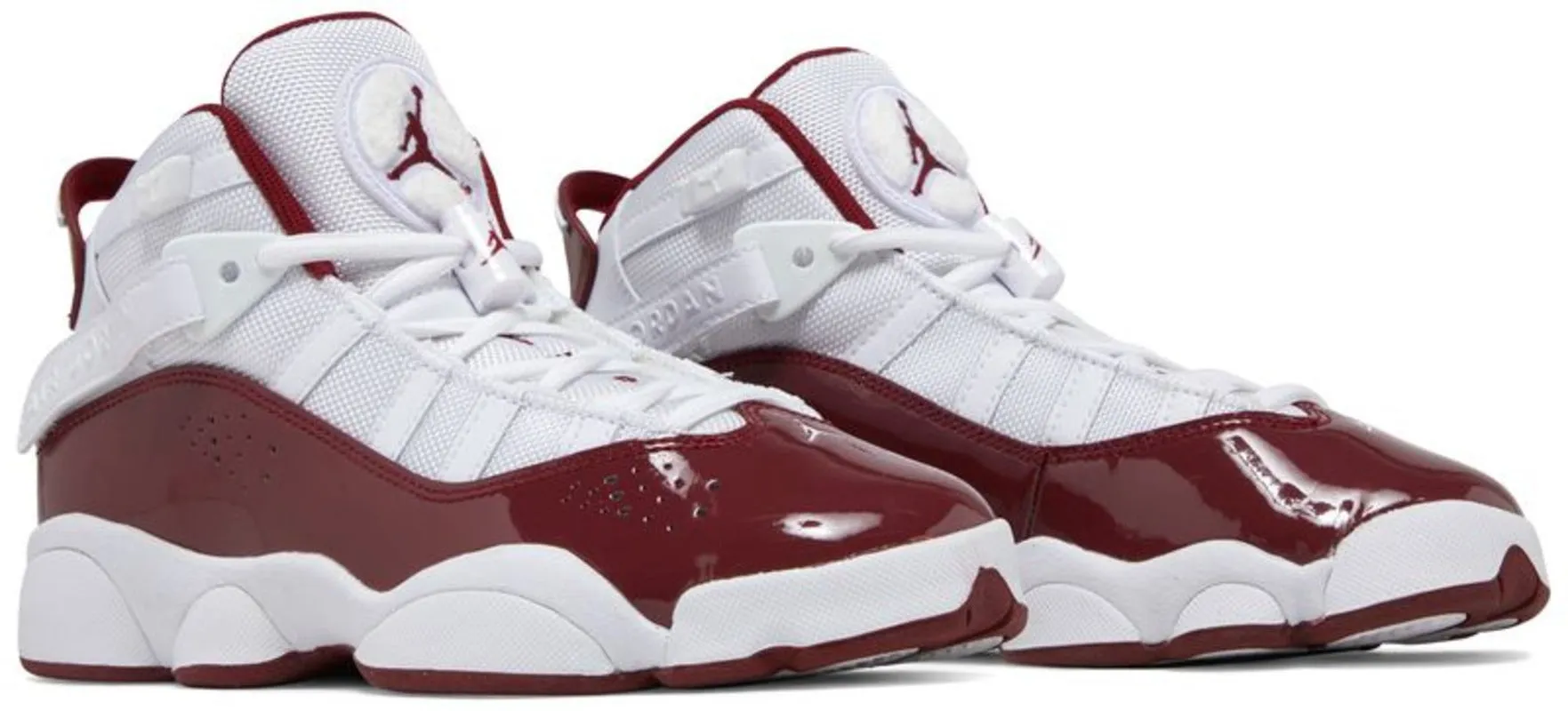 Jordan 6 Rings White Team Red (GS)