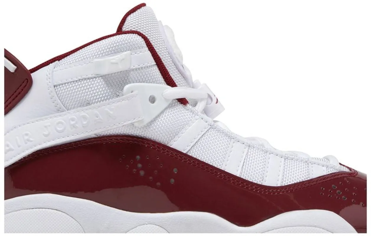 Jordan 6 Rings White Team Red (GS)