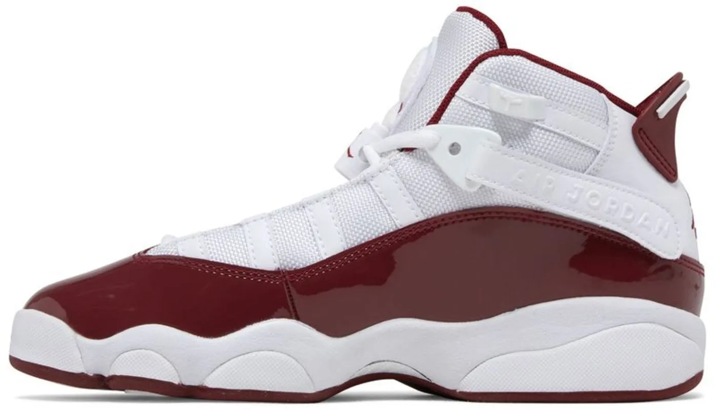 Jordan 6 Rings White Team Red (GS)