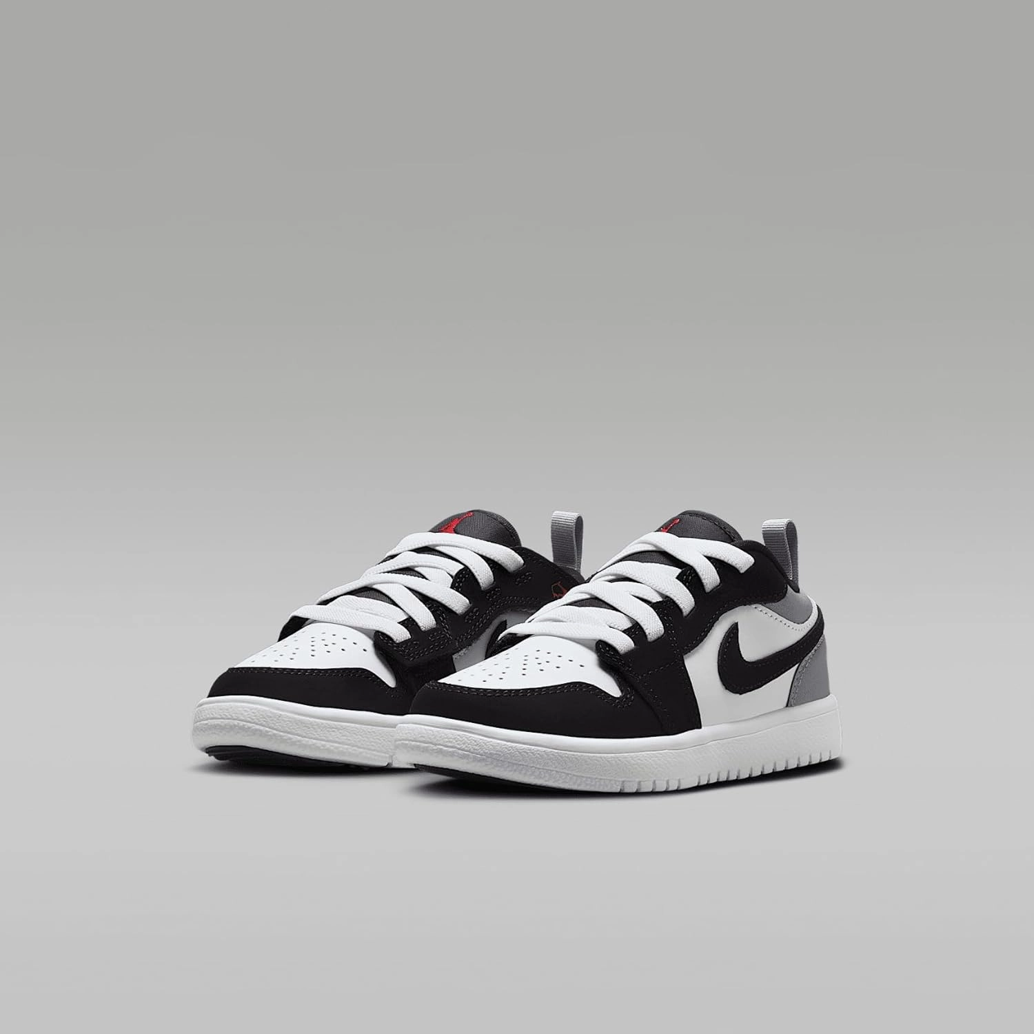 Jordan 1 Low Alt SE Little Kids' Shoes (IB3885-106, White/Black/Matte Silver/Fire Red)