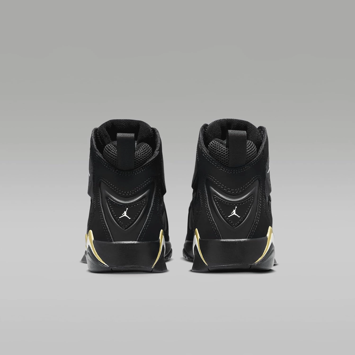Jordan Big Kid's True Flight White/Black-Yellow Ochre (343795 107)