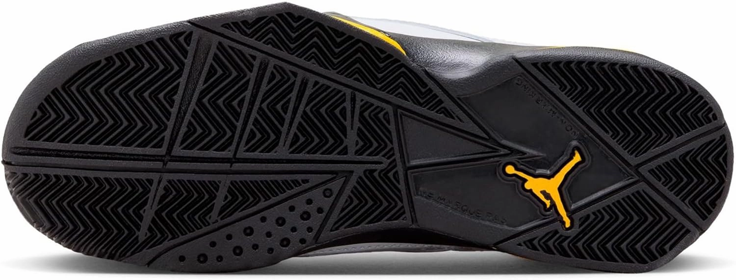Jordan Big Kid's True Flight White/Black-Yellow Ochre (343795 107)