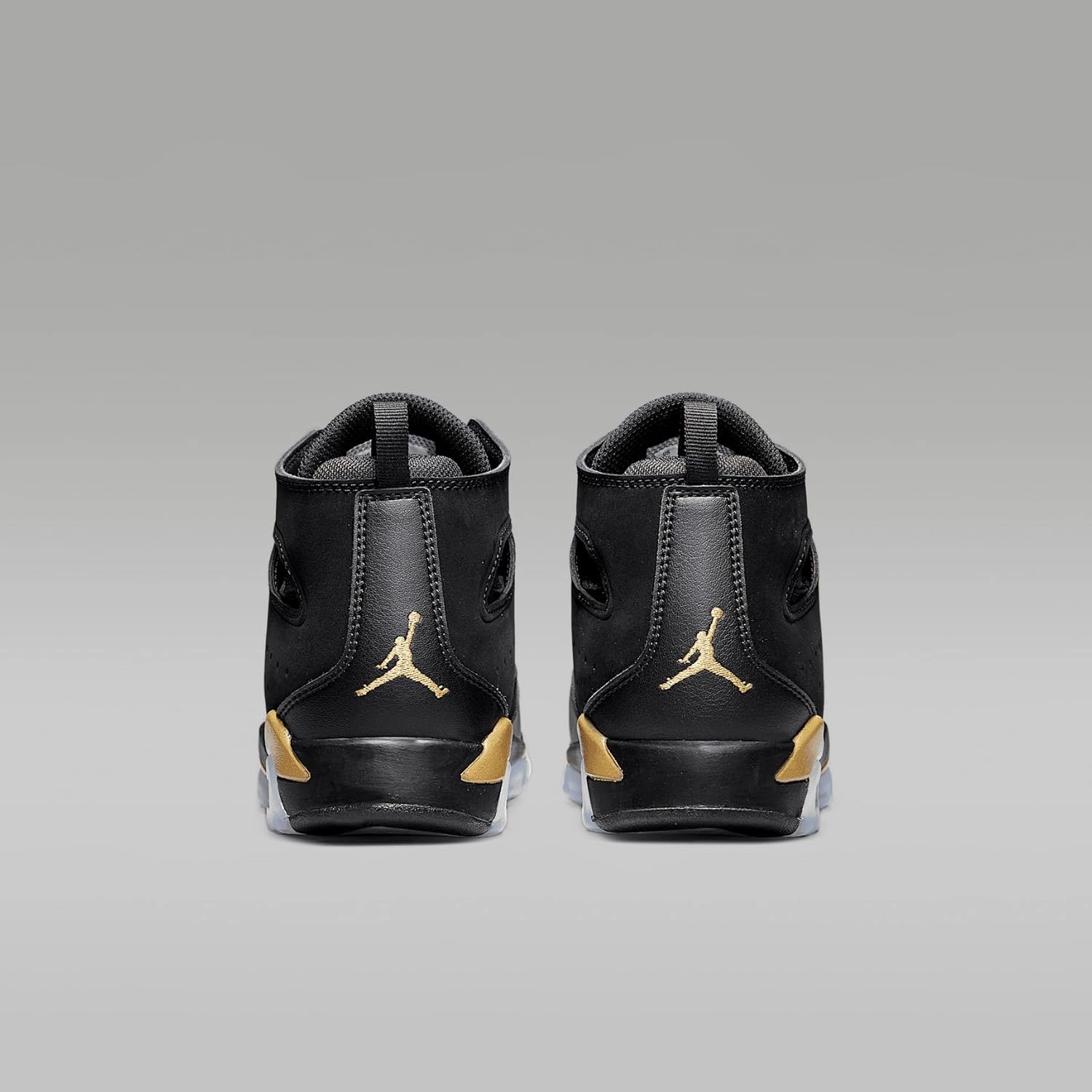 Jordan Flight Club '91 Big Kids' Shoes (DM1685-007, Black/Metallic Gold)