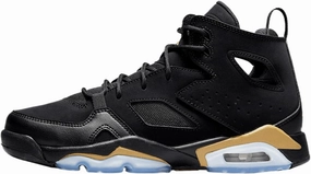 Jordan Flight Club '91 Big Kids' Shoes (DM1685-007, Black/Metallic Gold)