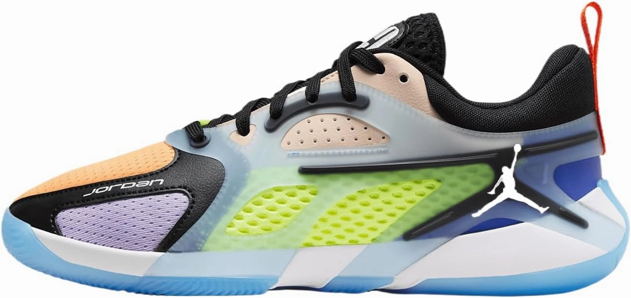 Jordan Heir Women's Basketball Shoes (FZ2471-018, Black/Crimson Tint/Peach Cream) Size 12