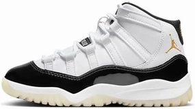 Jordan Little Kid's 11 Retro DMP Gratitude Wht/Metlic Gld-Blk (378039 170)