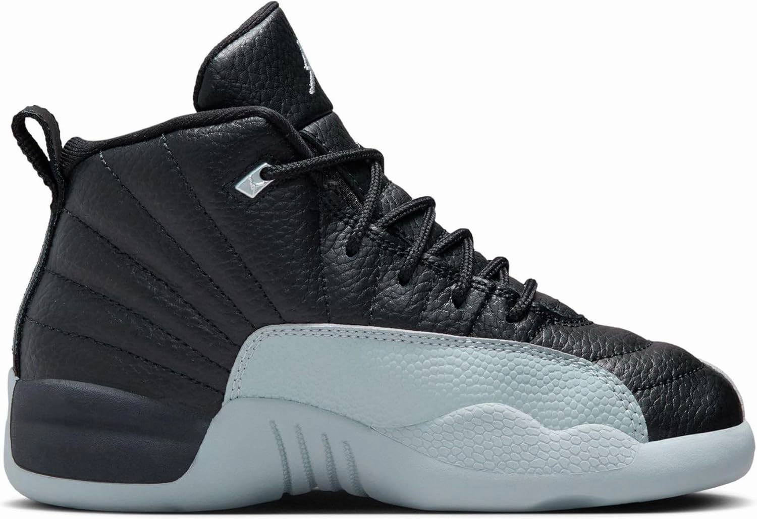 Jordan Little Kid's 12 Retro Baron Black/Wolf Grey-White (151186 010)