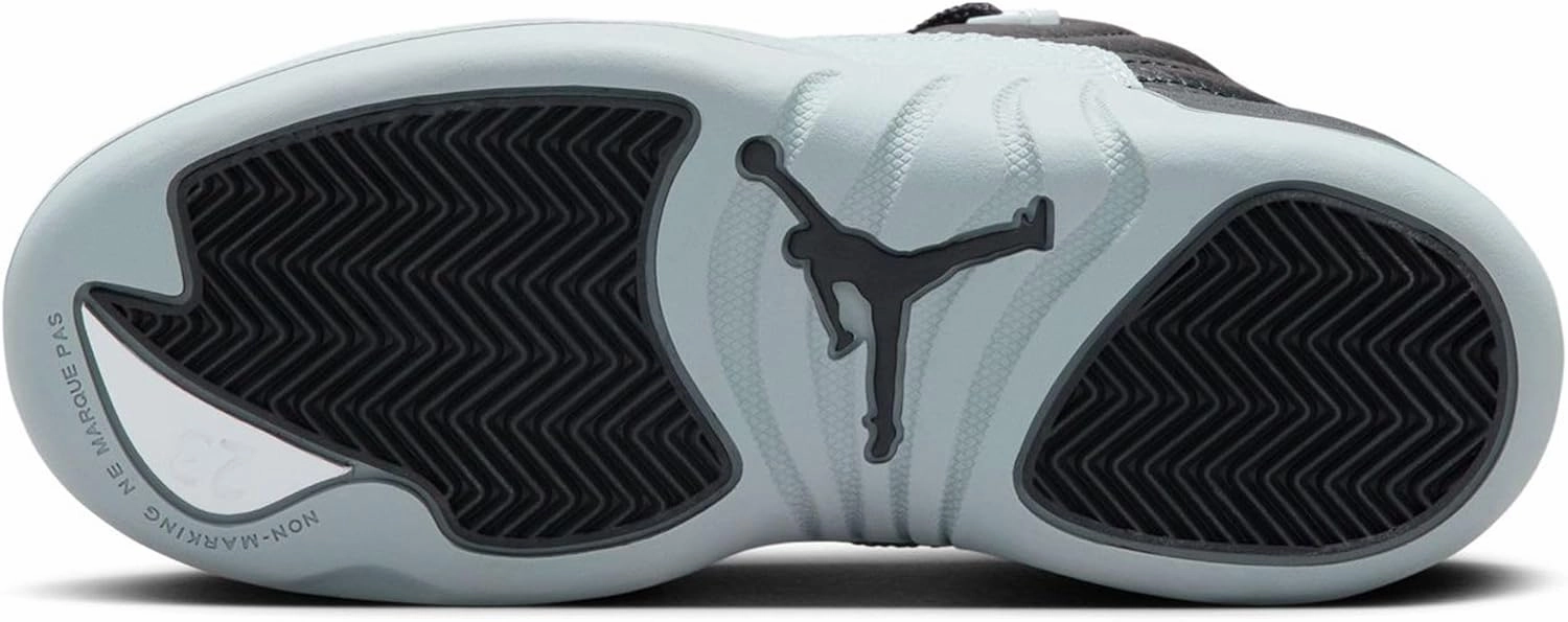 Jordan Little Kid's 12 Retro Baron Black/Wolf Grey-White (151186 010)