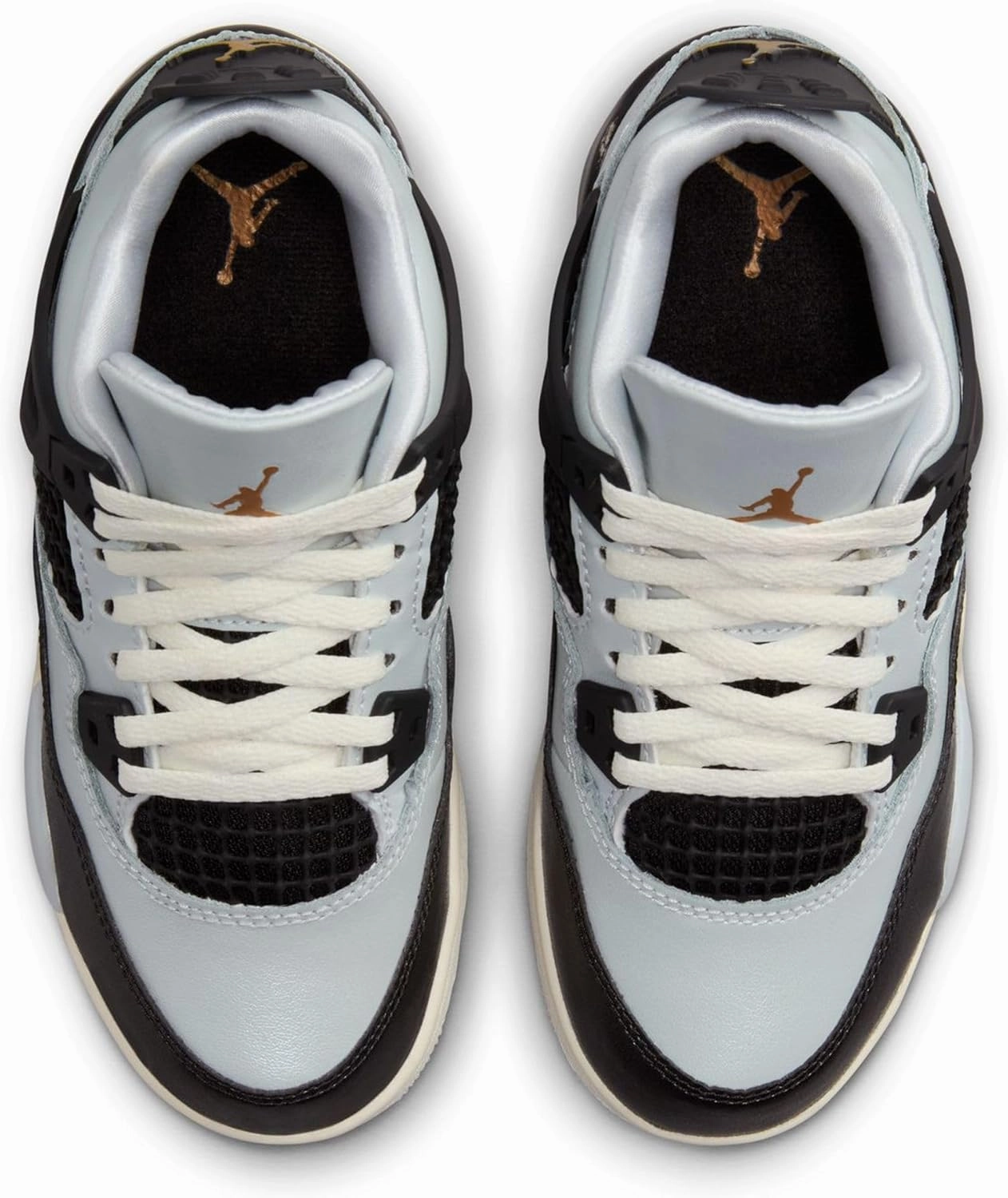 Jordan Little Kid's 4 Retro Pure Platinum/Metallic Gold (FZ8586 070)