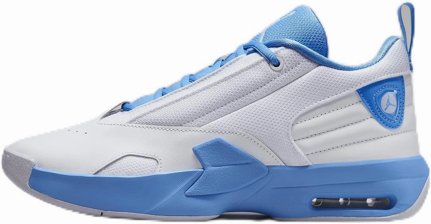 Jordan Max Aura 6 Women's Shoes (FQ7943-100, White/University Blue/White) Size 6