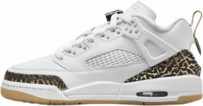 Jordan Spizike Low Big Kids' Shoes (HJ9022-100, White/Black-Metallic Gold-SAIL)