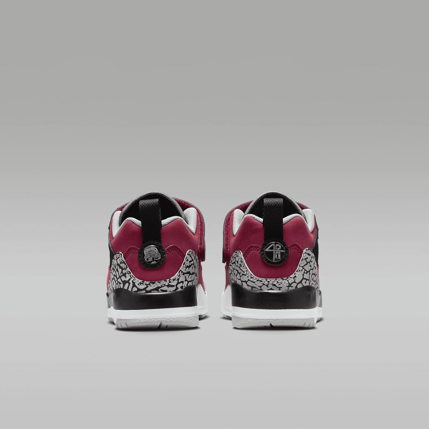 Jordan Spizike Low Little Kids' Shoes (FQ3951-600, Gym Red/Wolf Grey/Cool Grey/Black)