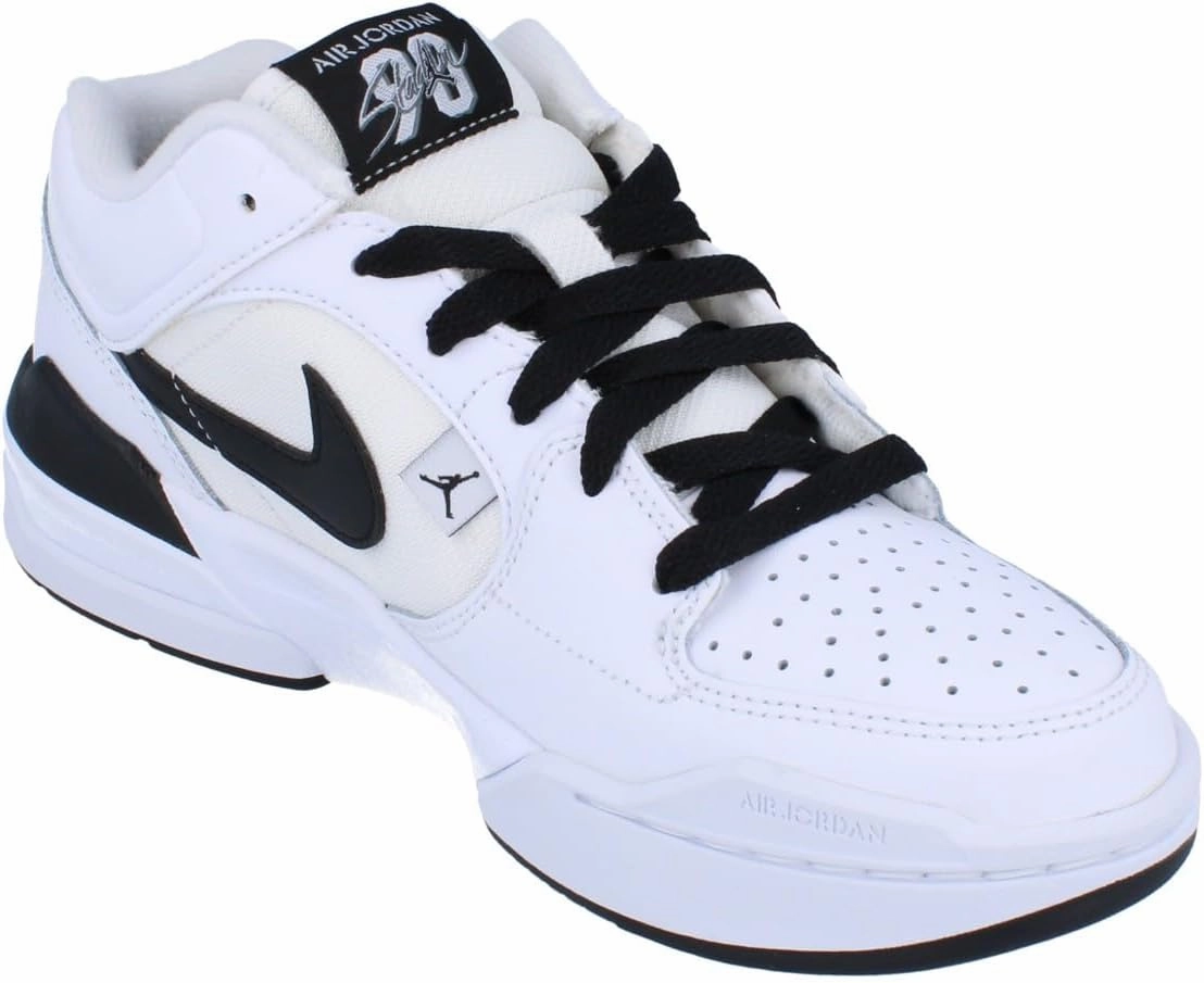 Jordan Stadium 90 Big Kids' Shoes (White/Cool Grey/Black)