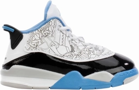 Jordan Toddler's Dub Zero White/University Blue-Black (DV1358 114) - 6