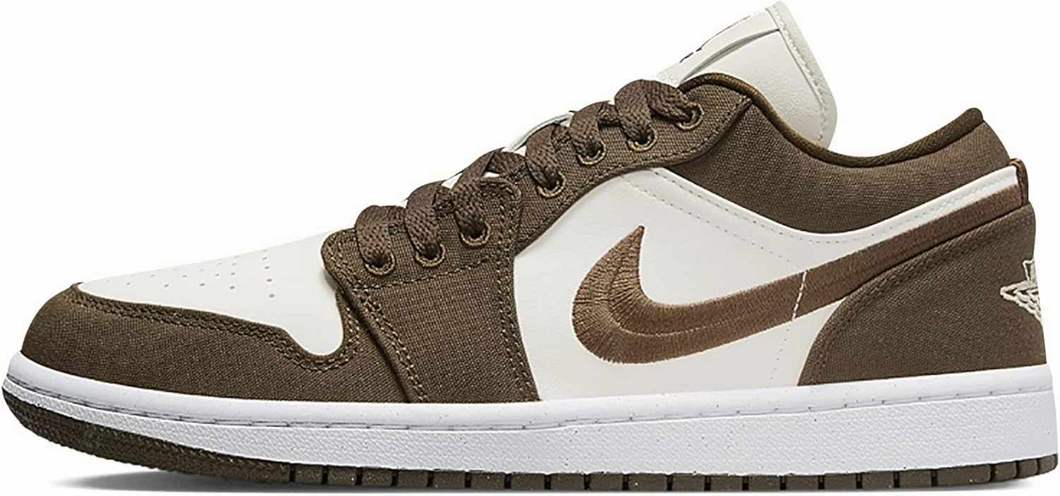 Jordan Womens WMNS Air 1 Low DV0426 301 Light Olive - Size 8.5W