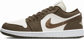 Jordan Womens WMNS Air 1 Low DV0426 301 Light Olive - Size 8.5W