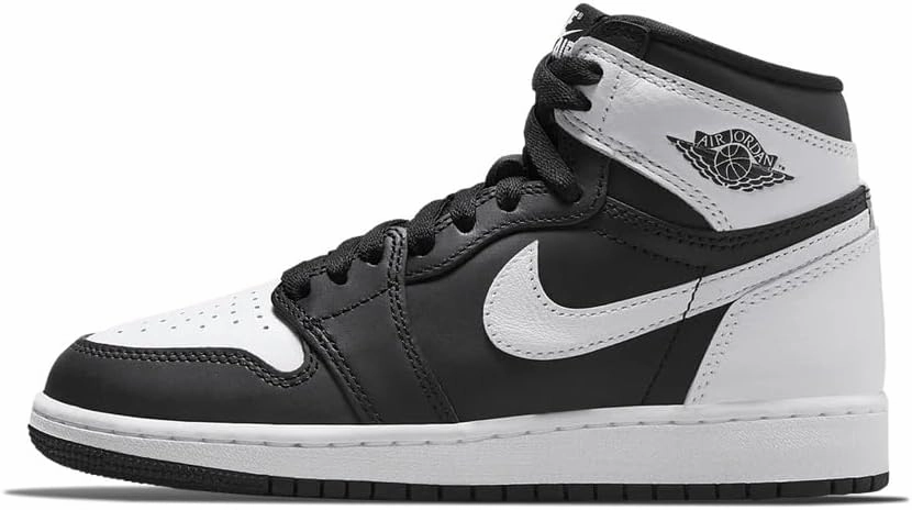 Jordan Youth Air 1 Retro High Og Gs Black/White-White (FD1437 010) Big Kid's Shoe