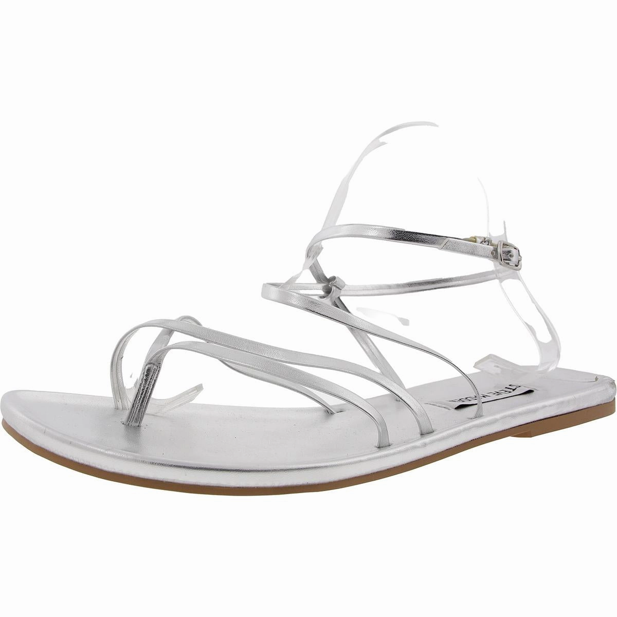 Jude Womens Adjustable Faux Leather Ankle Strap