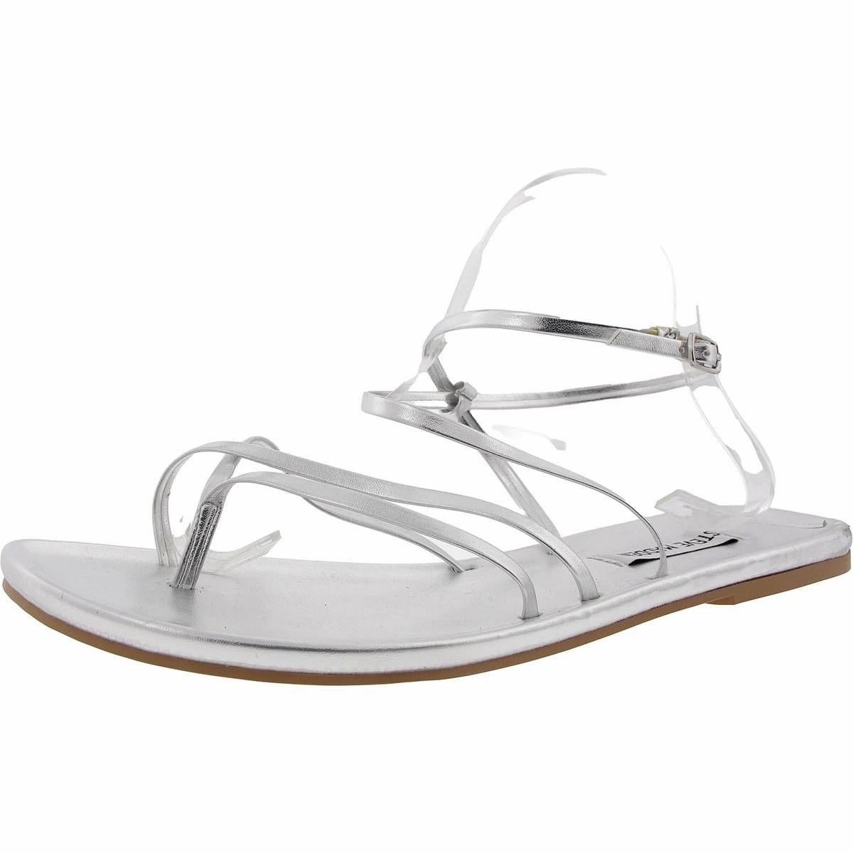Jude Womens Adjustable Faux Leather Ankle Strap