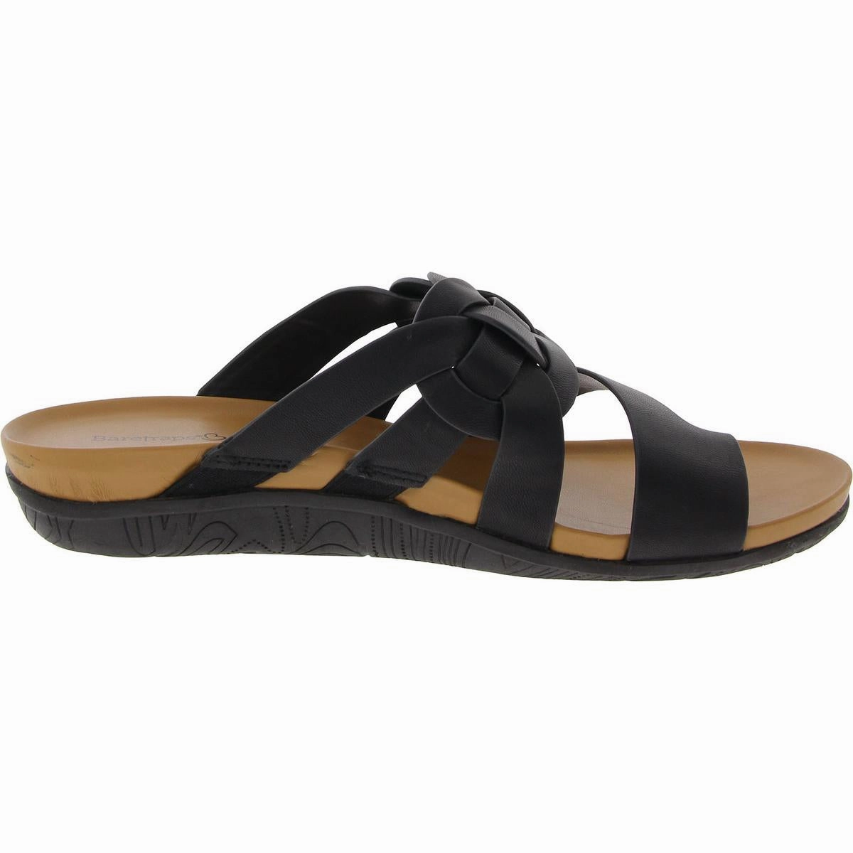 Julianne Womens Strappy Manmade Slide Sandals