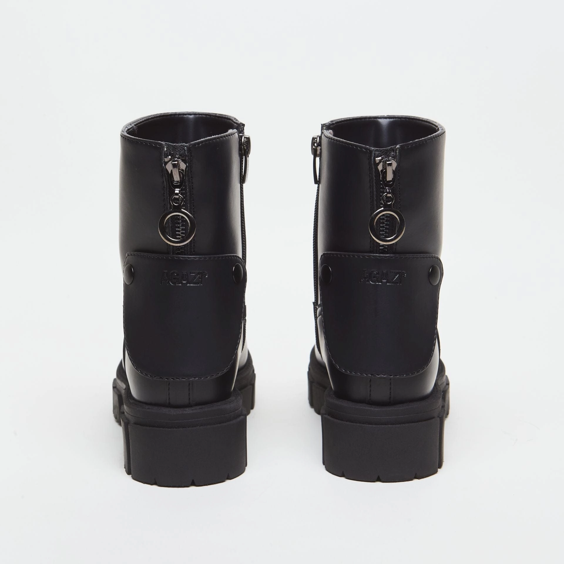 Kama Vegan Leather Boots | Black