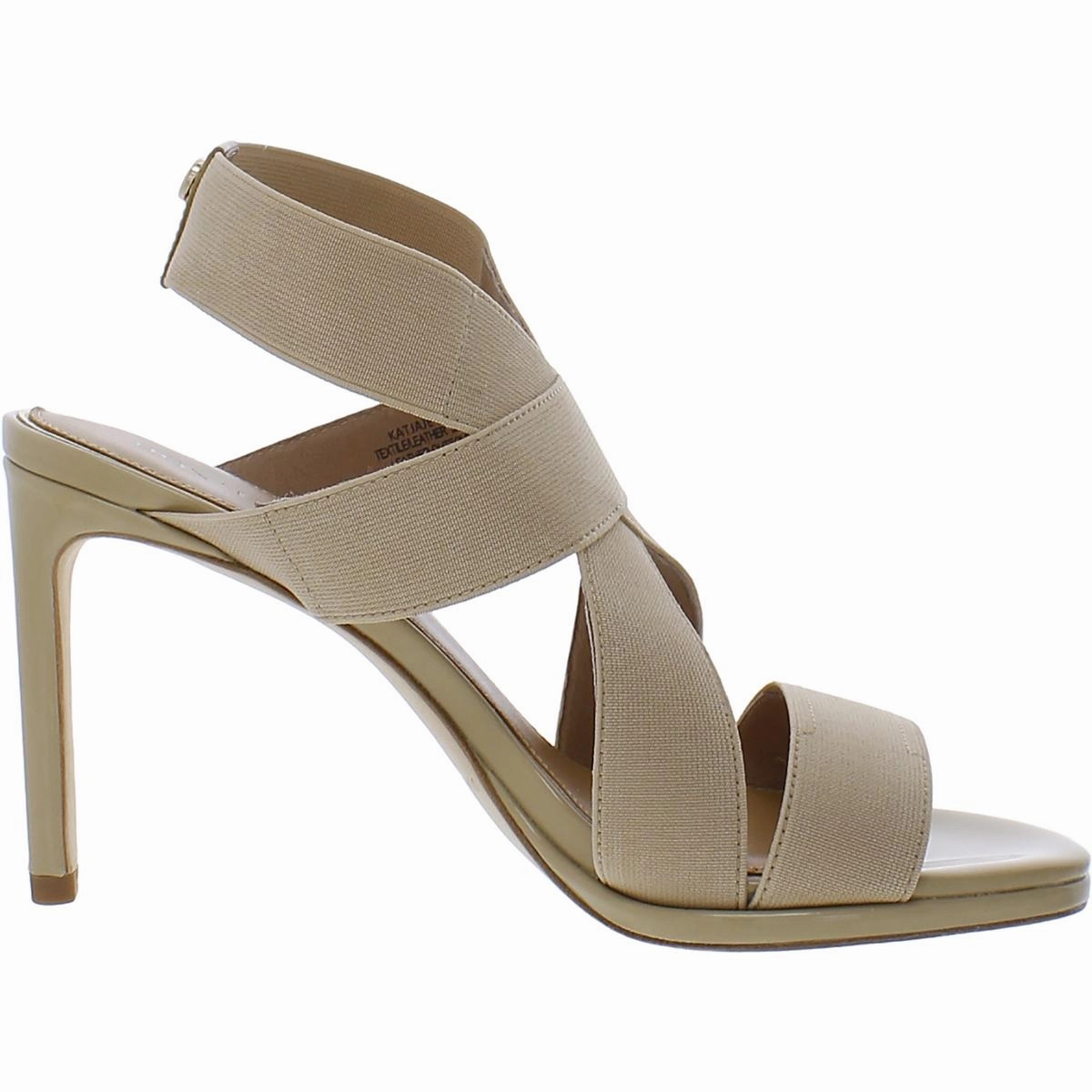 KATJAJE Womens Open Toe Leather Heels