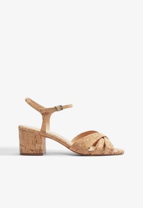 Keefa Mid Block Sandal